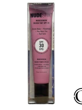 NUDESTIX Nudescreen Blush Tint SPF 30 Natural Blush Tint SPF 30 NIB 11/25